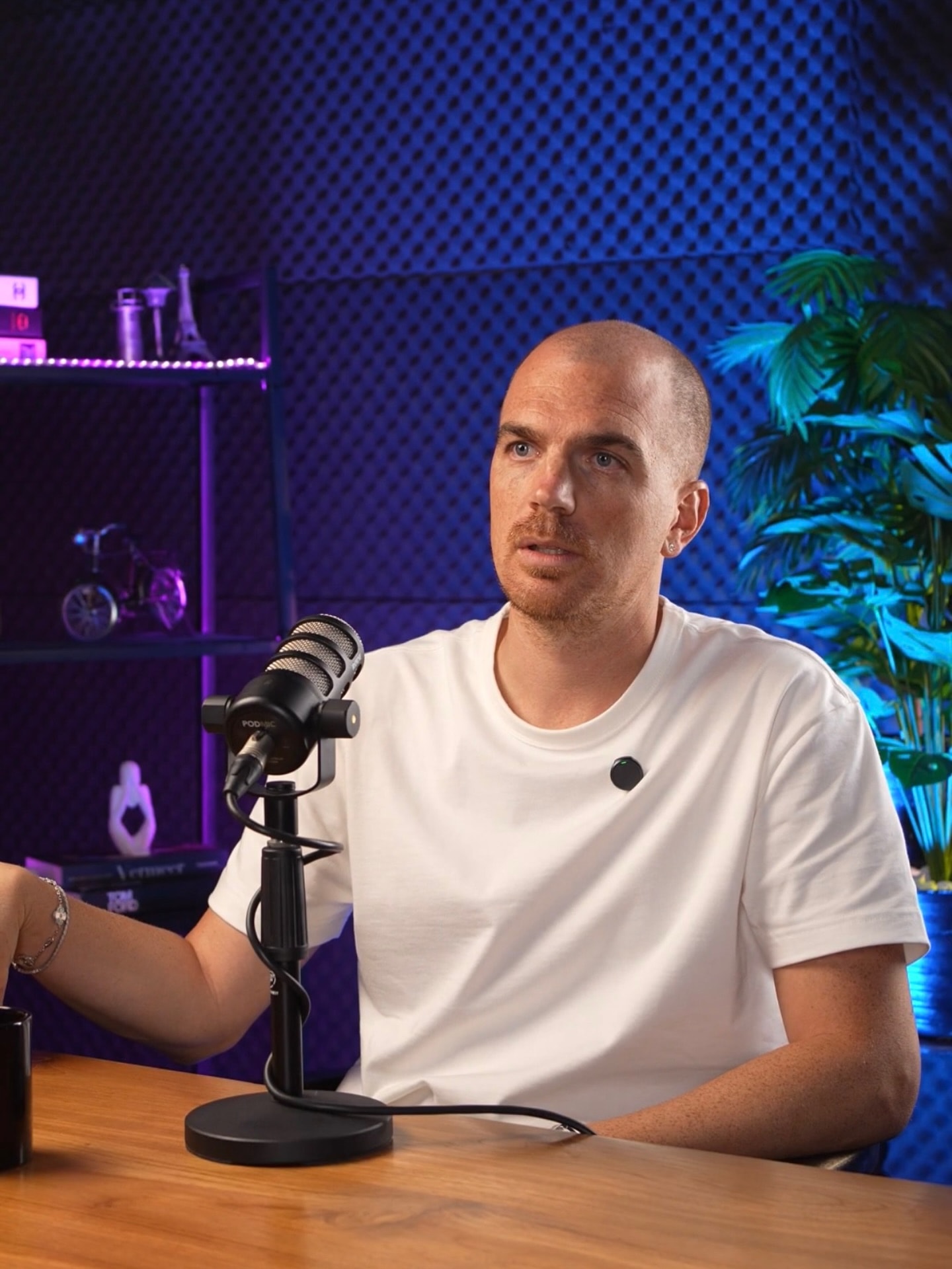 Alessandro Picchianti speaking on a podcast